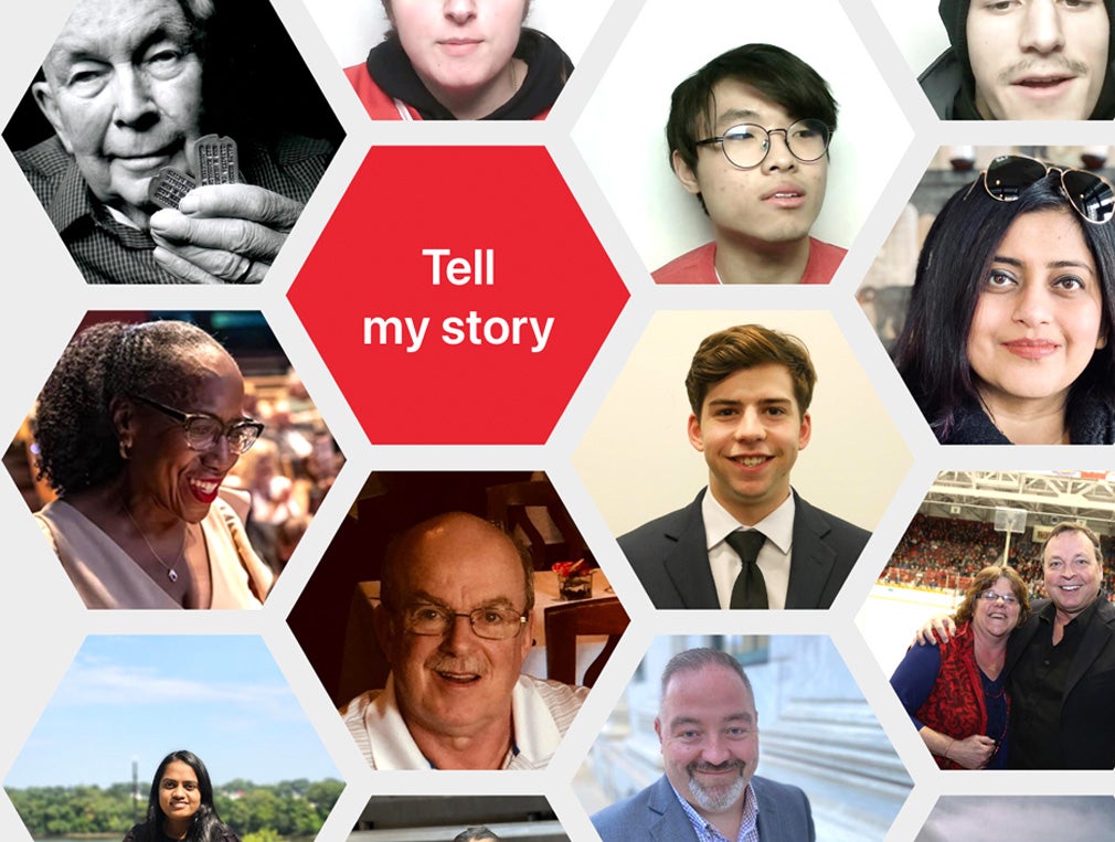 Images of people who have shared stories about their journey with RPI